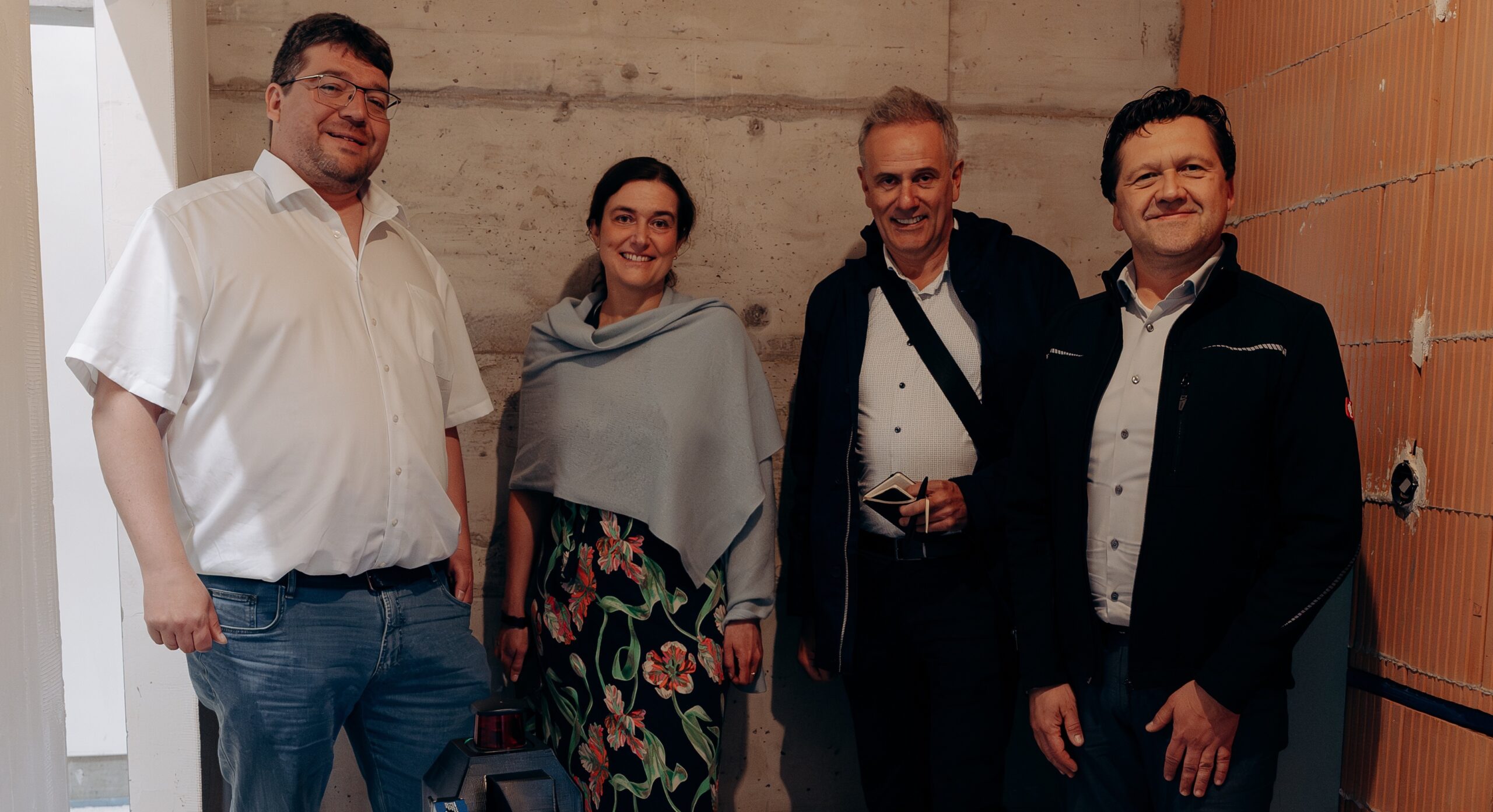 Das RaumCheck-Team begrüßt Ralf Schanze von 1200Grad